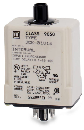 Square D 9050JCK31V14 Timer Relay