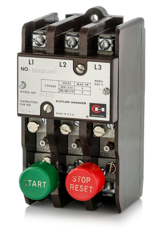 Eaton/Cutler-Hammer 9115H206K Manual Motor Starter