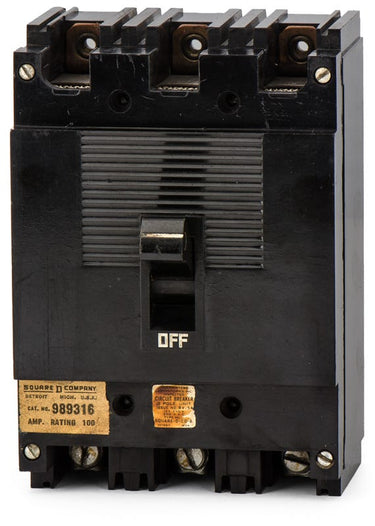 Square D 989316 3 Pole Circuit Breaker