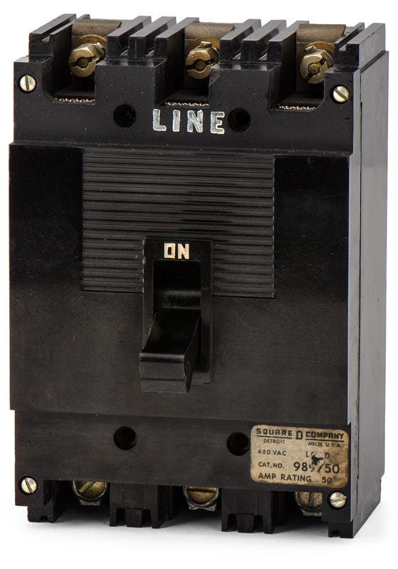 Square D 989750 3 Pole Circuit Breaker