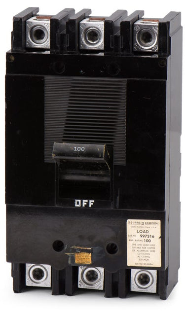 Square D 997316 3 Pole Circuit Breaker