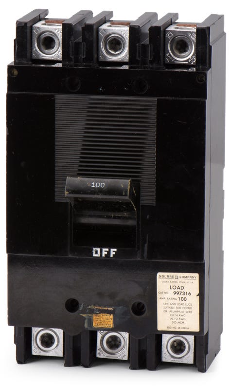 Square D 997316 3 Pole Circuit Breaker