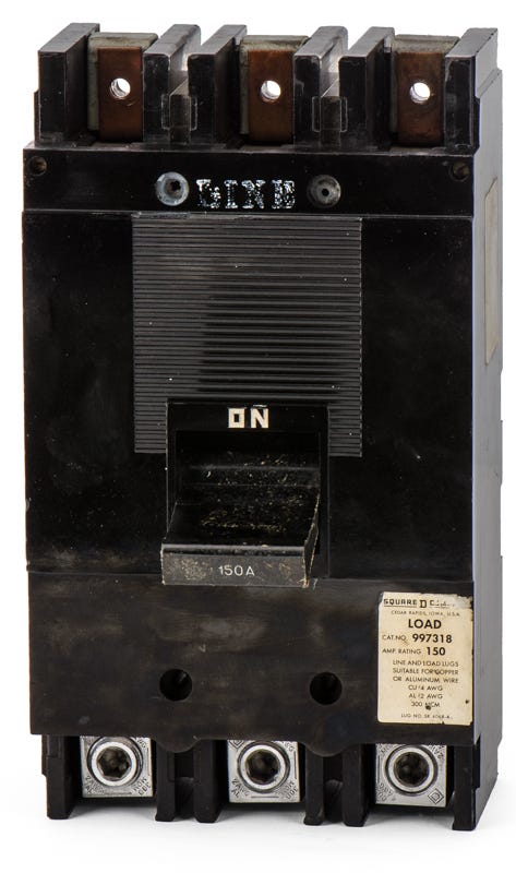 Square D 997318 3 Pole Circuit Breaker