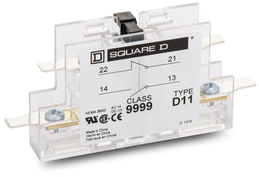 Square D 9999D11 Auxiliary Contact Block