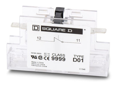 Square D 9999D01 Auxiliary Contact Block