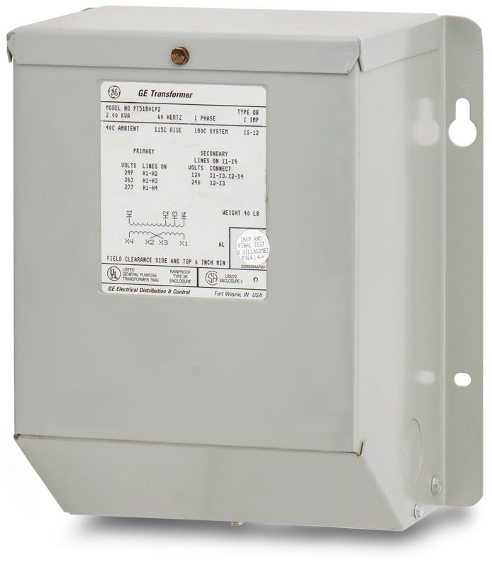 General Electric 9T51B0192 Transformer