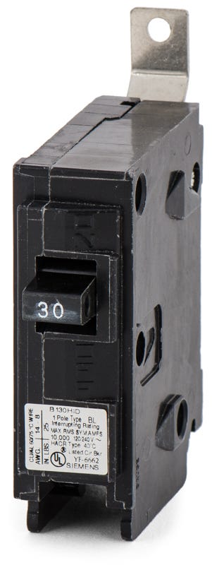 Siemens B130HID 1 Pole Circuit Breaker