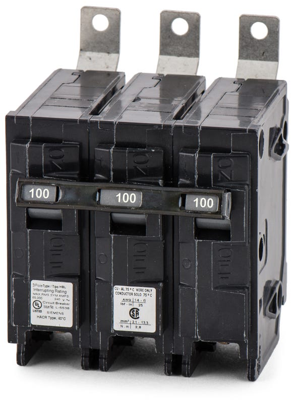 Siemens B3100HH 3 Pole Circuit Breaker