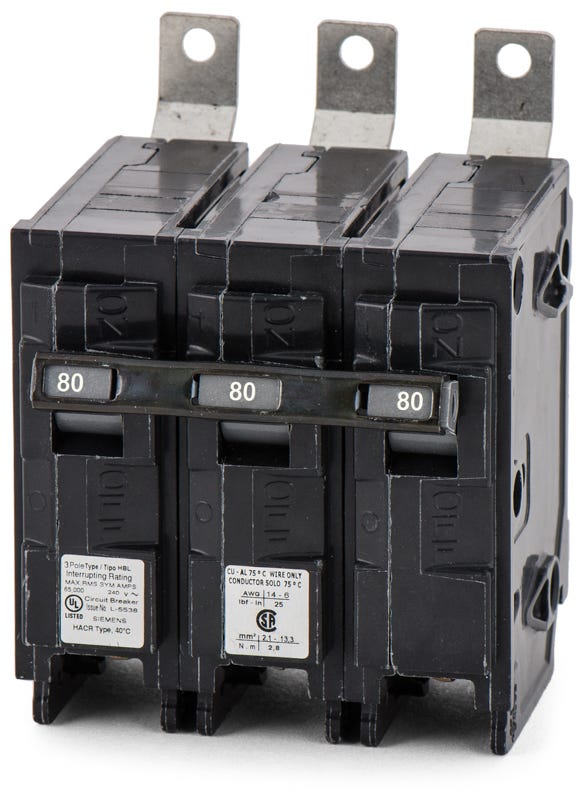 Siemens B380HH 3 Pole Circuit Breaker