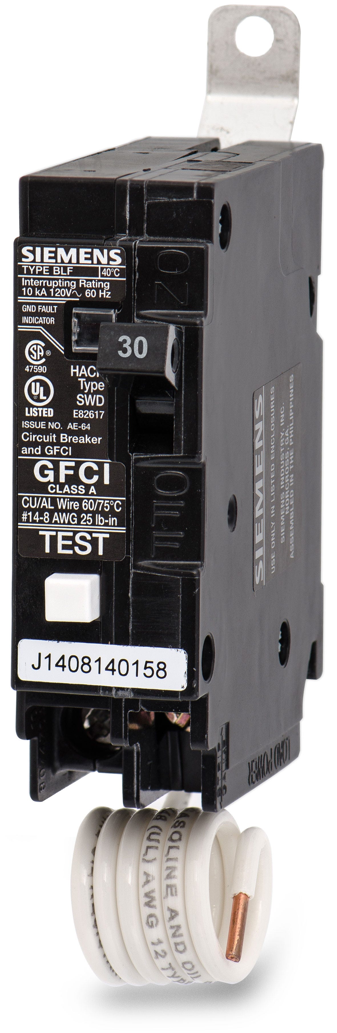 Siemens BF130 1 Pole Circuit Breaker