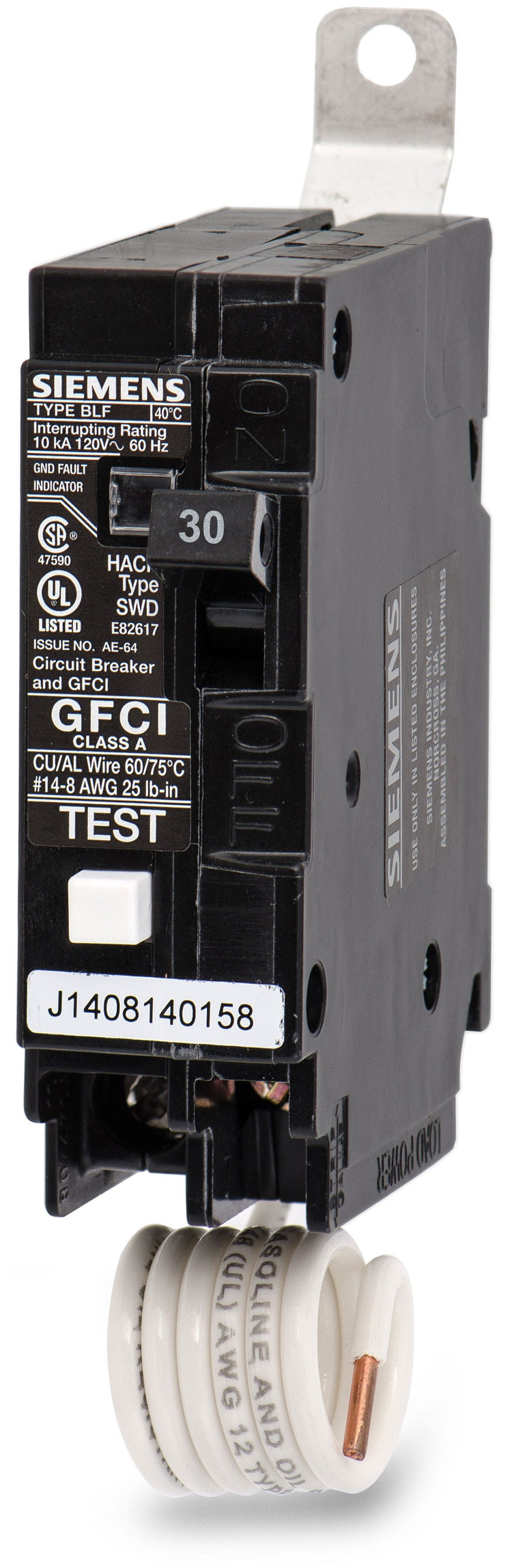 Siemens BF130 1 Pole Circuit Breaker