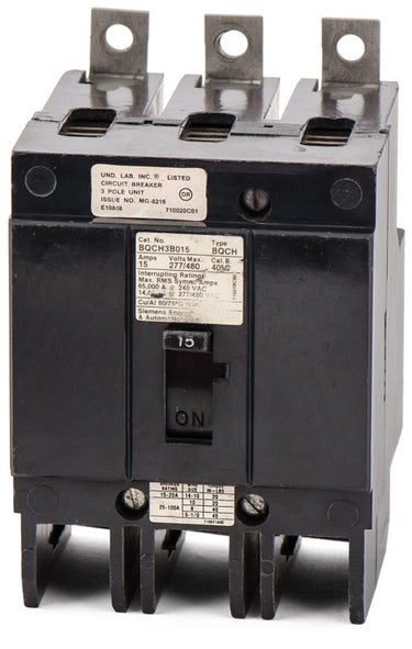 Siemens BQCH3B015 3 Pole Circuit Breaker