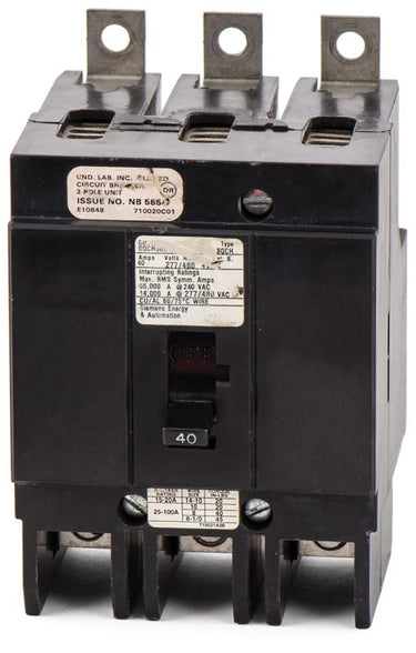 Siemens BQCH3B040 3 Pole Circuit Breaker