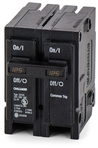 Challenger C2125 2 Pole Circuit Breaker
