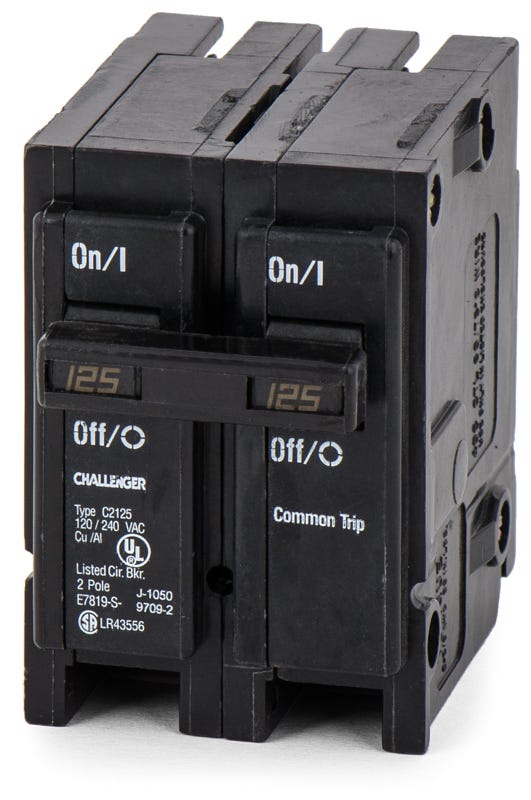 Challenger C2125 2 Pole Circuit Breaker