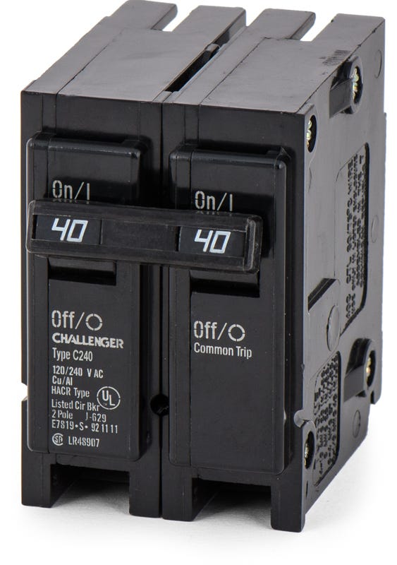 Challenger C240 2 Pole Circuit Breaker