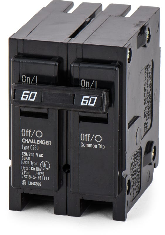 Challenger C260 2 Pole Circuit Breaker