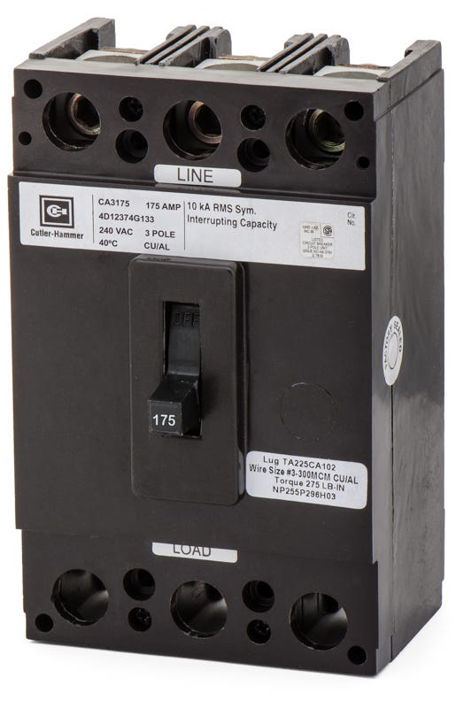 Eaton/Cutler-Hammer CA3175 3 Pole Circuit Breaker