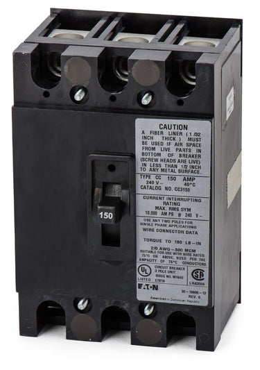 Eaton/Cutler-Hammer CC3150 3 Pole Circuit Breaker