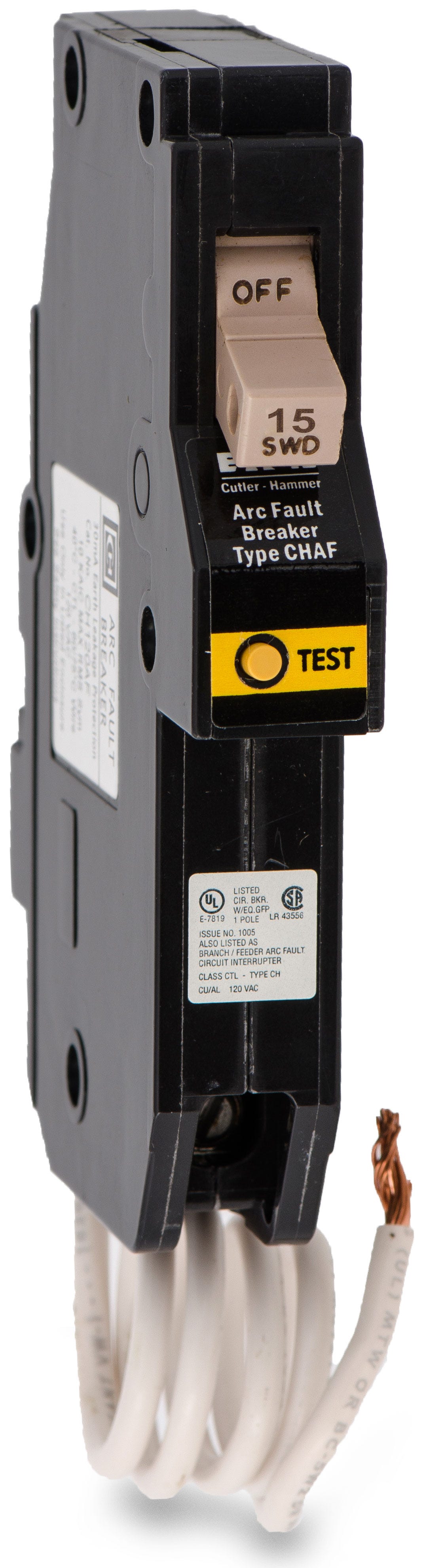 Eaton/Cutler-Hammer CH115AF 1 Pole Circuit Breaker
