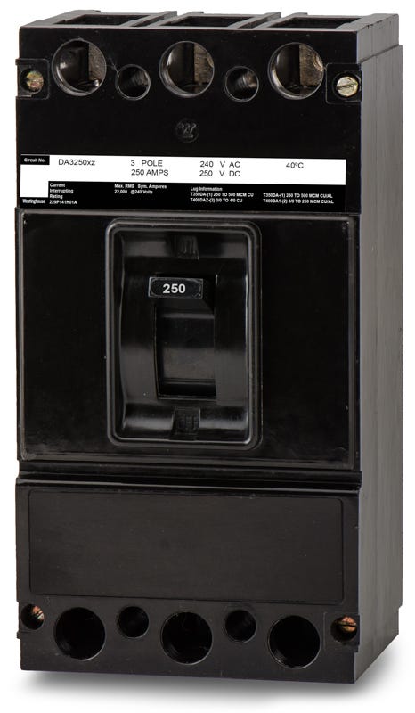 Eaton/Cutler-Hammer DA3250 3 Pole Circuit Breaker
