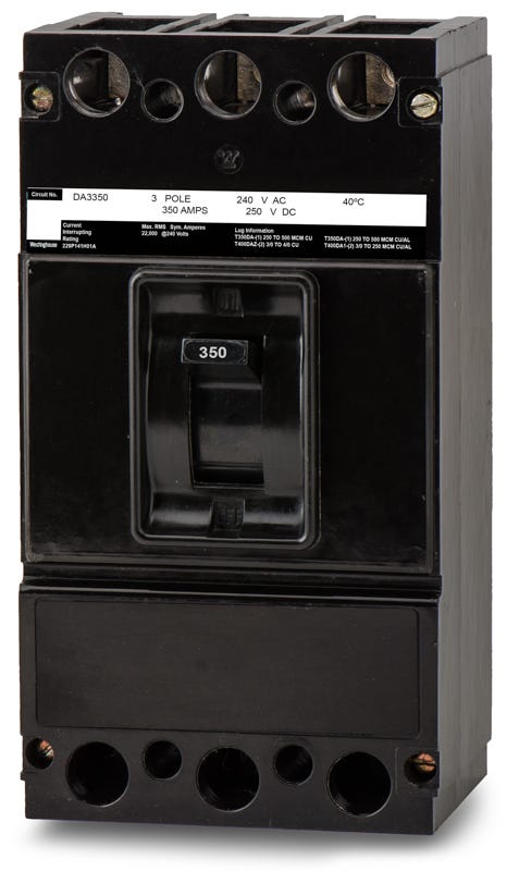 Eaton/Cutler-Hammer DA3350 3 Pole Circuit Breaker