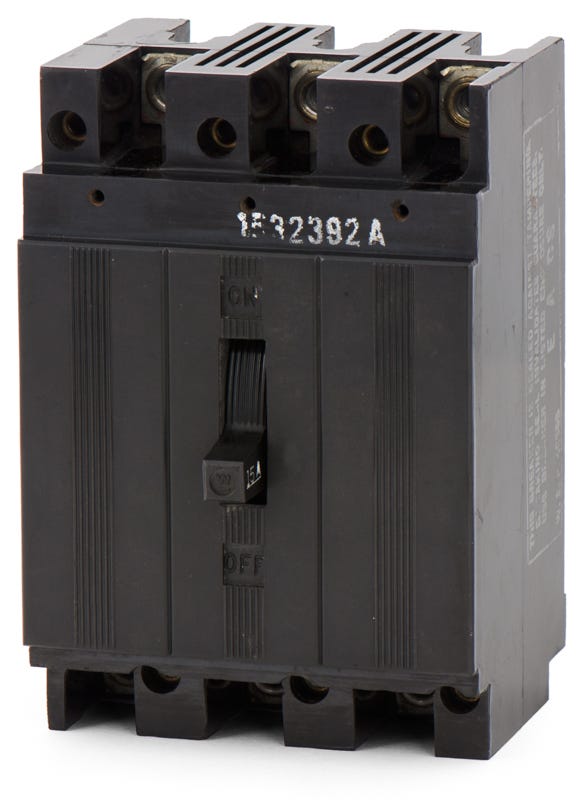 Westinghouse E3015 3 Pole Circuit Breaker