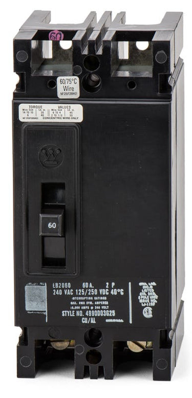 Eaton/Cutler-Hammer EB2060 2 Pole Circuit Breaker