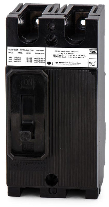 Siemens EF2B015 2 Pole Circuit Breaker