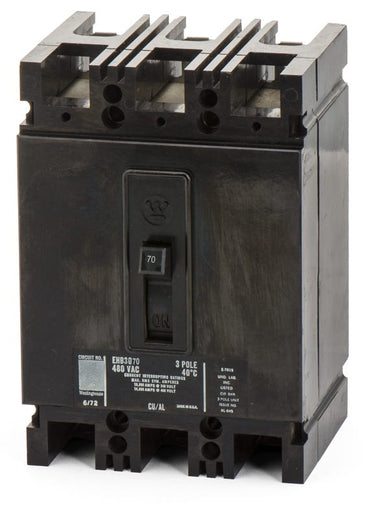 Westinghouse EHB3070 3 Pole Circuit Breaker