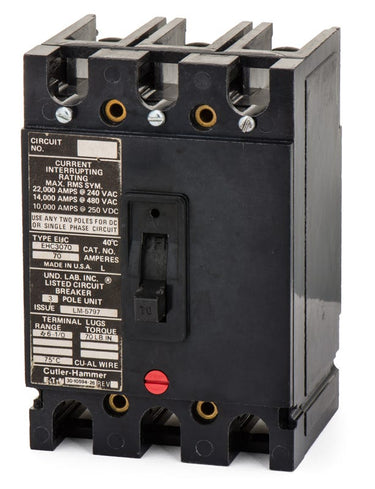 Eaton/Cutler-Hammer EHC3070 3 Pole Circuit Breaker