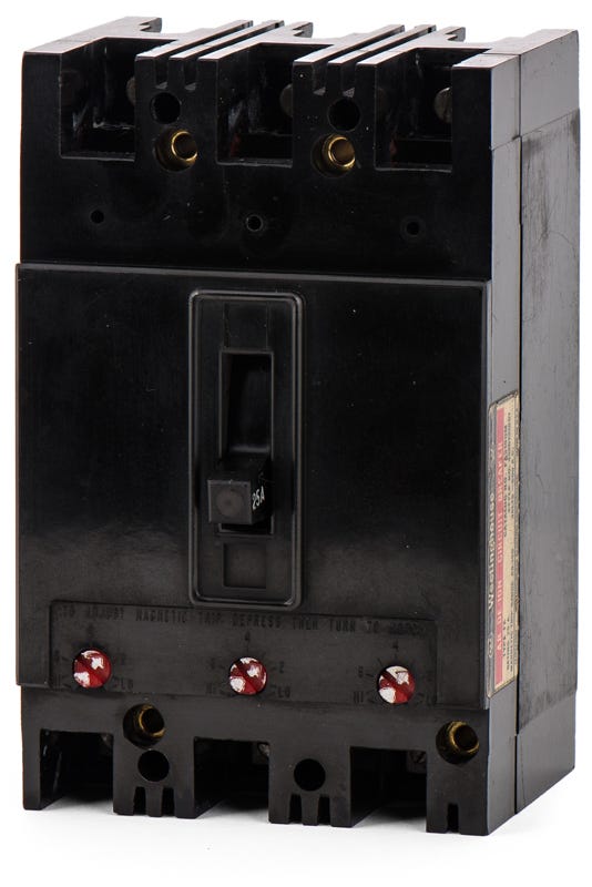 Westinghouse FA3190M 3 Pole Circuit Breaker
