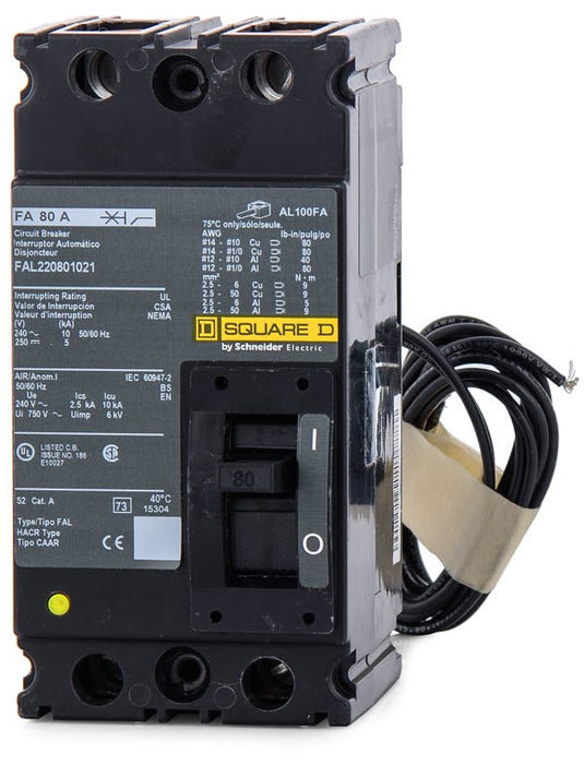 Square D FAL220801021 2 Pole Circuit Breaker
