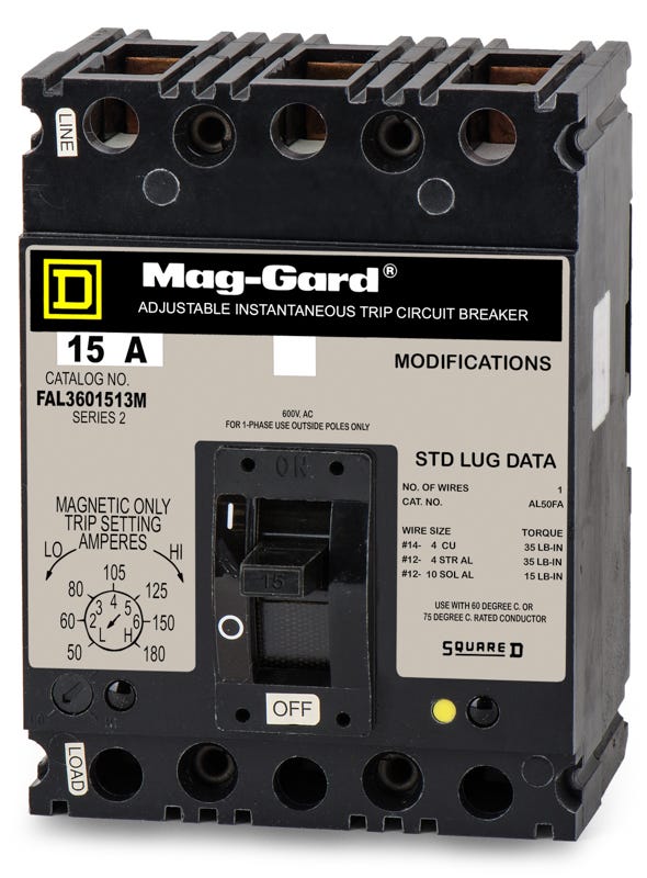 Square D FAL3601513M 3 Pole Circuit Breaker
