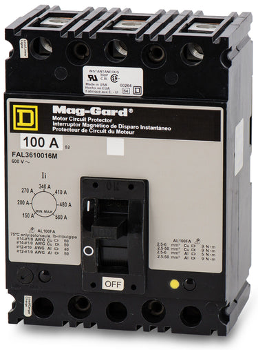 Square D FAL3610016M 3 Pole Circuit Breaker