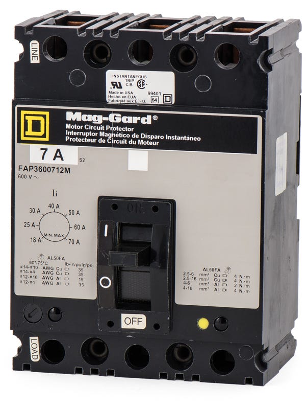 Square D FAP36007-12M 3 Pole Circuit Breaker
