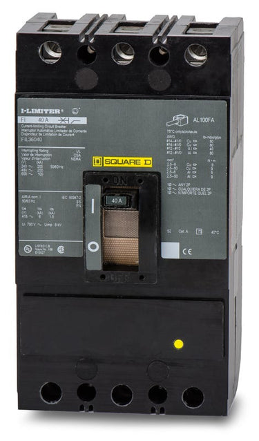 Square D FIL36040 3 Pole Circuit Breaker
