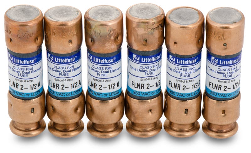 Littelfuse FLNR-02-5 Dual Element Time Delay Fuse