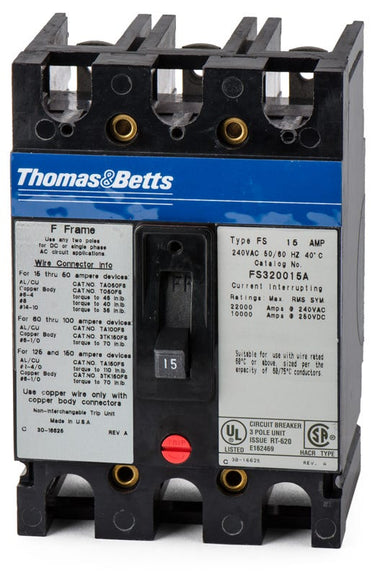 Eaton/Cutler-Hammer FS320015A 3 Pole Circuit Breaker