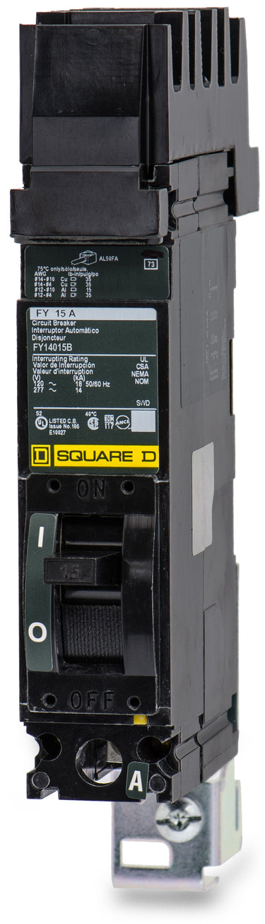 Square D FY14015B 1 Pole Circuit Breaker