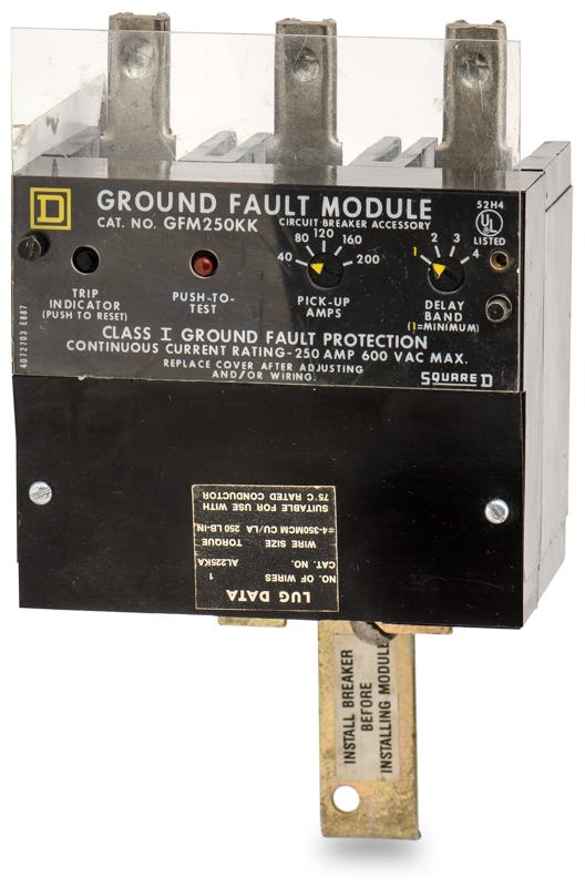 Earth Fault Module Square D GFM250KK Ground-Fault Module – SuperBreakers