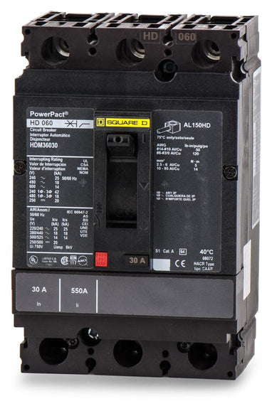 Square D HDM36030 3 Pole Circuit Breaker