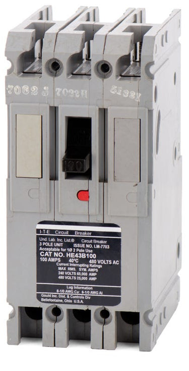 Siemens HE43B100 3 Pole Circuit Breaker