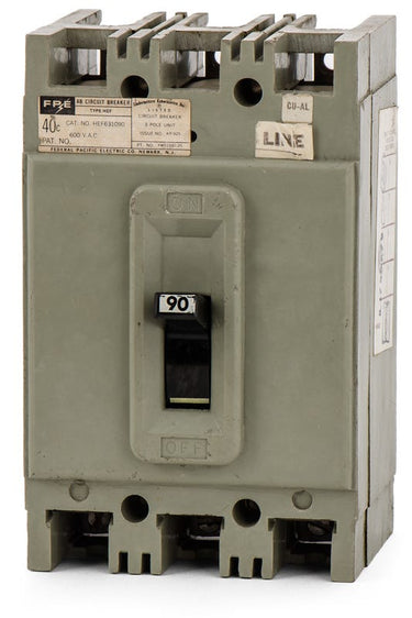 Federal Pacific HEF631090 3 Pole Circuit Breaker