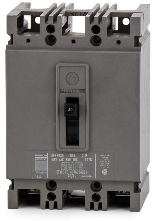 Westinghouse HFB2030 2 Pole Circuit Breaker