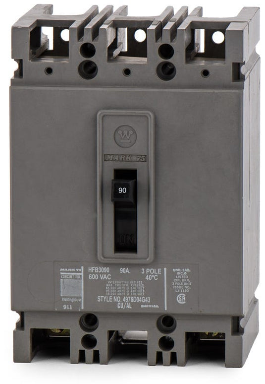 Cutler-Hammer / Westinghouse HFB3090 3 Pole Circuit Breaker