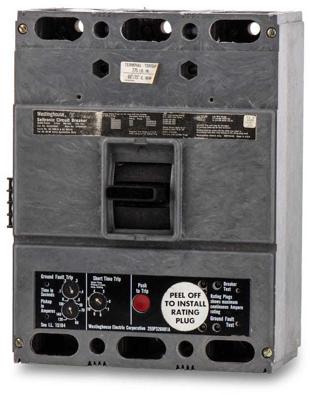 Westinghouse HLCG3150F 3 Pole Circuit Breaker