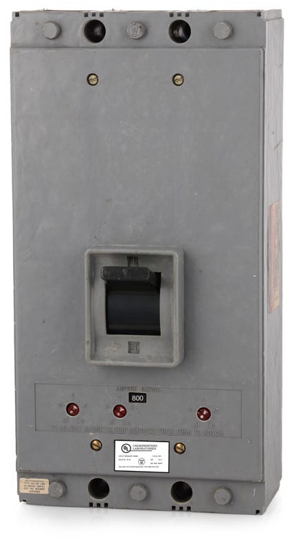Eaton/Cutler-Hammer HMA3800 3 Pole Circuit Breaker