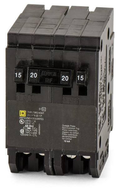 Square D HOMT1515220 Quad Circuit Breaker