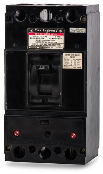 Westinghouse JA2225 2 Pole Circuit Breaker